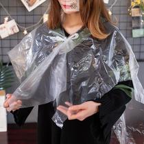 Disposable shawl barber shop special perm hair salon dyed hair scarf thick hair products plastic cloth