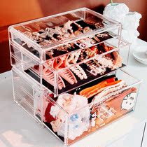 Hairpin containing box anti-dust first decorated box hair accessories Containing Leather Fascia Hairpin Clip Grip Large Intestine Circle Dressers Large Capacity Accessories