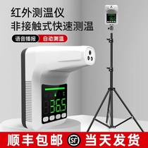 Automatic vertical infrared thermometer for thermometer door high precision non-contact mall bracket detector