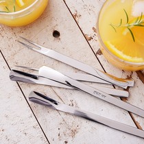 Stainless steel fork fruit dessert cake fork coffee spoon ice cream spoon mixing spoon two tooth fork