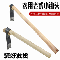 Old-fashioned small hoe outdoor digging bamboo shoots special digging farm weeder household flower planting tools agricultural tools artifact
