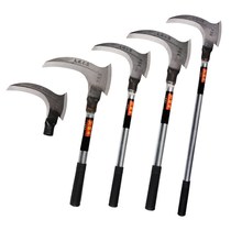 Thickened high manganese steel double sickle long handle multifunctional mountain sickle cutting knife outdoor branch repair agricultural tools