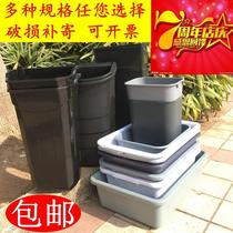 Dining car collection basin length hanging bucket hotel restaurant trolley tableware storage box cleaning car bowl plastic bucket