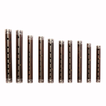 Shanxi a-Tune national musical instruments adult teaching red and white things e-tune playing performance professional Ebony tube stuffy