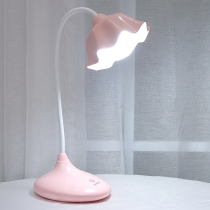 ins teen girl eye protection table lamp charging plug-in dual purpose student study special desk dorm led bedroom bed head lamp