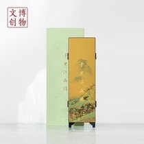 Museum cultural creation thousands of miles of country map Mini screen Chinese style office desktop decoration Creative gift gift