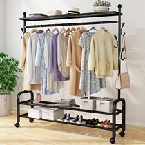  Clothes hangers clothes hangers with cabinets bedroom hangers floor-to-ceiling small ultra-load-bearing low hangers clothes hangers household indoor