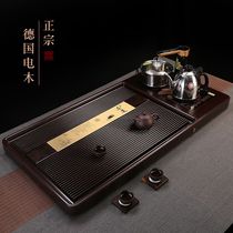 Bakelite tea tray Germany with automatic kettle One-piece induction cooker Kung Fu tea set Tea Sea tea table Household