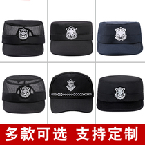New security cap summer mens flat top training cap cap black secret service cap combat cap universal