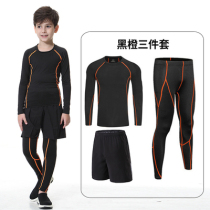 Childrens tight clothes quick-drying training girls sports suits winter football boys basketball underwear