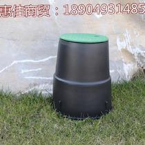 Spray irrigator valve underground turquoise with water intake durable thickened cell protection well cover 10 inch fetch water valve box
