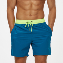 escatch swimming trunks men loose quick-drying anti-embarrassing hot spring swimming trunks flat Corner beach pants water park shorts