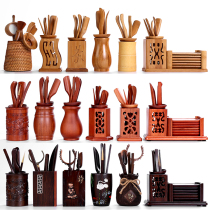 Kung Fu tea set accessories tea ceremony six gentlemen whole set solid wood teaspoon bamboo tea shovel tea spoon