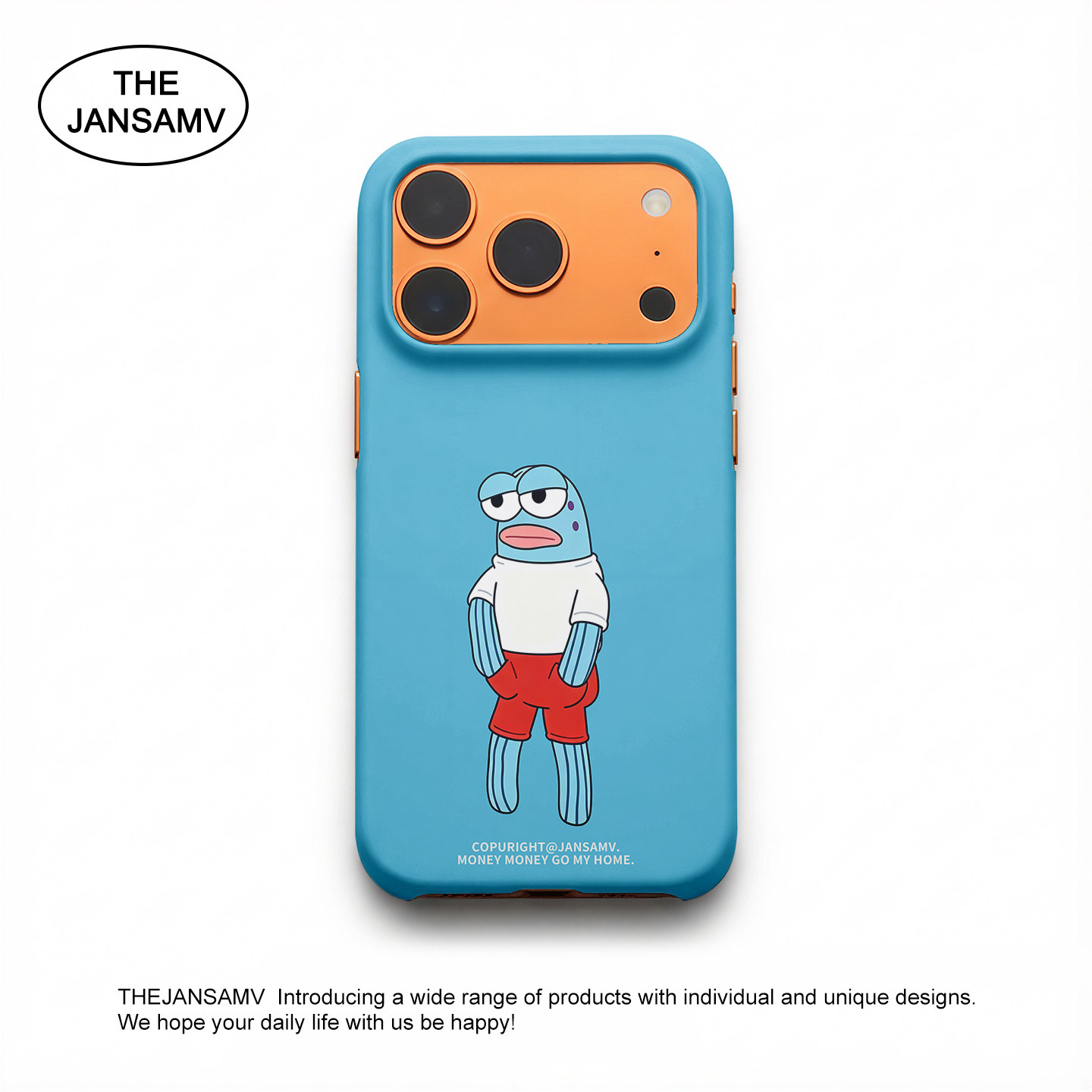 Cool Fish — Gray Samsung Phone Case