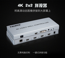 LCD 4K HD Video Splicer 1 in 4 out multi-screen splicing processor TV box image Wall Picture Segmentation
