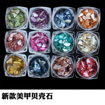 Nail Shell Series Jewelry Shell Stone Diamond Resin Alien Natural Abalone 12-color Shell Shell Shell
