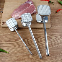 304 stainless steel pine meat device steak rib breaker tender meat hammer meat needle insert beef steak hammer hole artifact