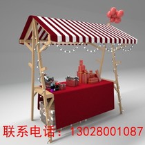 Promotional Bazaar stall shop car outdoor mall Net red scaffolding creative snack car stall artifact stalls