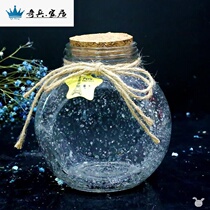 Star bottle wishing cute bottle 1314 large luminous sand bottle Star bottle hanging ornaments gift box ornaments glass