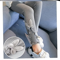 Children hit bottom pants spring autumn girl pants woman elastic tight fit small foot pants children dress children long pants 100 hitch pants