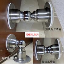 NEW DOOR STOPPER SUCTION DOOR FREE FROM WINDPROOF STRONG STILETTO STAINLESS STEEL WASHROOM ANTI-MAGNETIC WALL DOOR BUMPER DOOR SUCTION SUCTION GROUND SUCTION