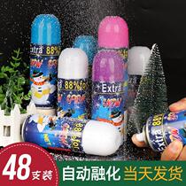 Wedding Celebration Spray Snowflake Spray Christmas Tree Spray Snowflake Foam Large Bottle Christmas Emulation Snowflake Foam Spray