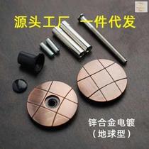 Anti-theft door plug decorative cover Fingerprint lock plug hole copper door to fill the door hole artifact cover can hold the door mirror cats eye hole plug