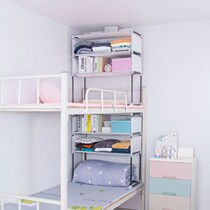 Bedroom female bedside storage cabinet Small lower bunk college student shelf Upper bunk Student dormitory bed Simple bed top cabinet