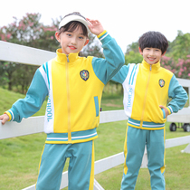 Kindergarten garden clothes spring and autumn three sets of childrens class clothes sports suits college style Primary School school uniforms first grade