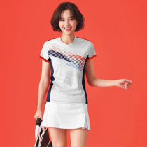2021 quick-dry table tennis Jersey badminton suit womens suit running sports skirt competition short sleeve breathable