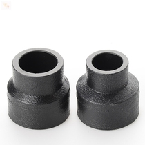 Water supply pipe joint fittings pipe PE45 degree elbow reducing diameter hot melt fast new material drainage black irrigation