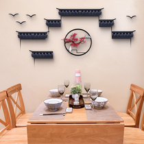 Huipai wall decoration Living room sofa Dining room wall decoration TV background wall pendant New Chinese wall decoration wall hanging