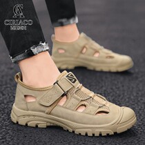 Sandals mens summer outwear beach sports Leisure 2022 new dongle cool towed outdoor Baotou Driving mens shoes