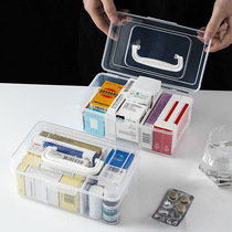 Multi-layer medicine box home medicine storage box small medicine box household large capacity household medical large emergency box