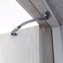 Door stopper swing door positioning Windproof Folding tie rod pushes out inner opening window brass outer opening cabinet door fixing