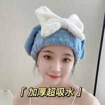 Dry hair cap super absorbent quick-drying thickening 2021 New Net red dry hair towel wash hair shower cap head scarf women