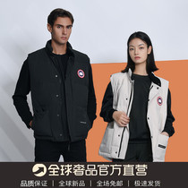 Flagship store official flagship Big Goose waistcoat down jacket womens long model 2021 new vest jacket jacket