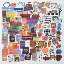 Korea Ouyang Nana Tongan mazzzzy stickers ins Decorative Mobile Phone Ipad Milk Tea Coffee Cup Computer Sticker