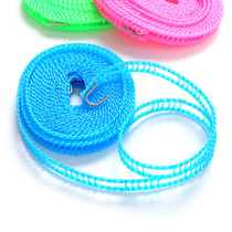 Bold clothesline portable indoor and outdoor travel free punching windproof non-slip cool hanging clothes rope clothes rope