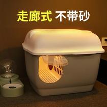 Long passage corridor cat litter Basin fully enclosed deodorant cat supplies kittens extra-large anti-splashing Net red toilet