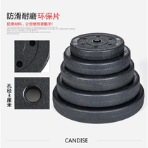 Fitness equipment dumbbell weight plate environmental protection barbell film coated dumbbell plate heavy hole piece 5 7 510KG