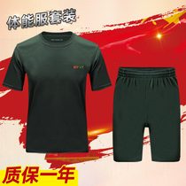 Physical suit Short sleeve suit Mens T-shirt summer quick-drying shorts Martial fitness training suit breathable sports outdoor new style