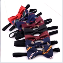   Wind bow small shirt Childrens mens childrens bow tie suit decoration big boy blue silver boy wild
