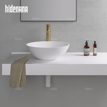 hidenana table basin art basin artificial stone one personality creative face wash basin round wash basin