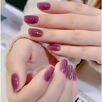 Net red popular white dirty dirty purple nail polish glue 2020 new autumn and winter manicure popular nail polish nail shop dedicated