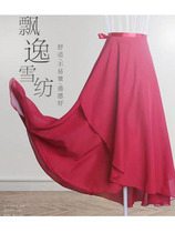Adult Tutu One-piece lace-up skirt Chiffon skirt Dance suit Practice yarn skirt Skirt Teacher skirt Female
