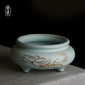 汝窑三足香炉-汝窑三足香炉促销价格、汝窑三足香炉品牌- 淘宝