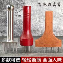 Stainless steel nail pigskin plug pork hammer buckle meat needle meat plug looser roast meat plug beef tendon fork steel nail plug meat fork