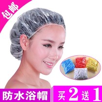 Bath cap hair film special cover head disposable head hood hair salon compression oiled oil cap bagged independent bath shampoo headgear