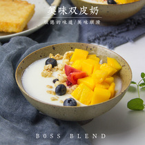Creative double skin milk powder milk tea shop special raw materials Hong Kong-style dessert ingredients home-made double skin milk
